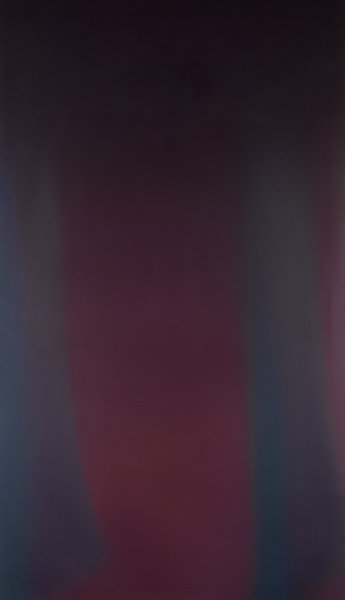 Claudio Olivieri, 1981, Biferno, olio su tela, 260x150cm