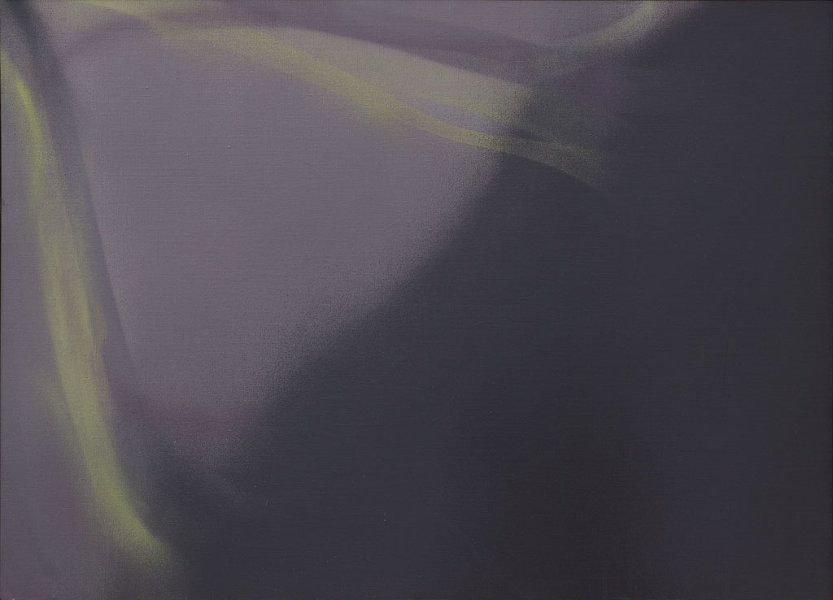 Claudio Olivieri, 1990, Evo Nuovo, olio su tela, 78,5x108,5cm
