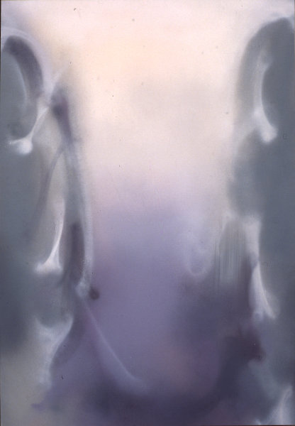 Claudio Olivieri, 1992, Scaturigine, olio su tela, 230x160cm