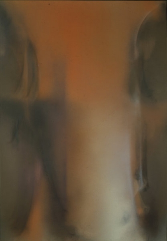 Claudio Olivieri, 1993, Grande Rosso, olio su tela, 260x180cm